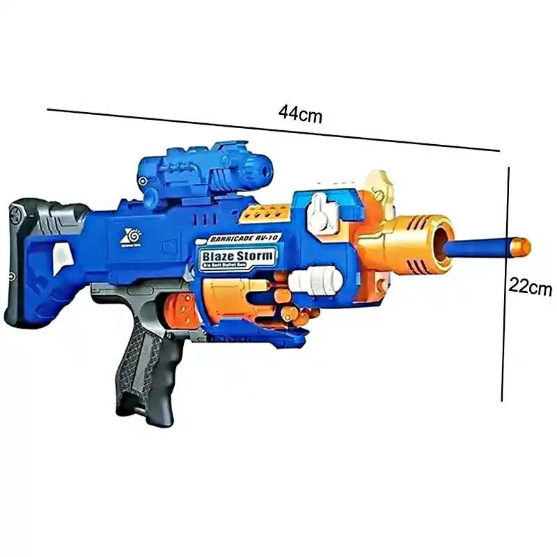 Pistola Lanza Dardos Automatica Blaze Storm + 20 Dardo 40cm