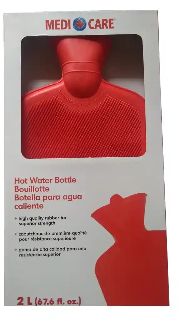 Botella De Agua Caliente Durable 2 Litros Pvc