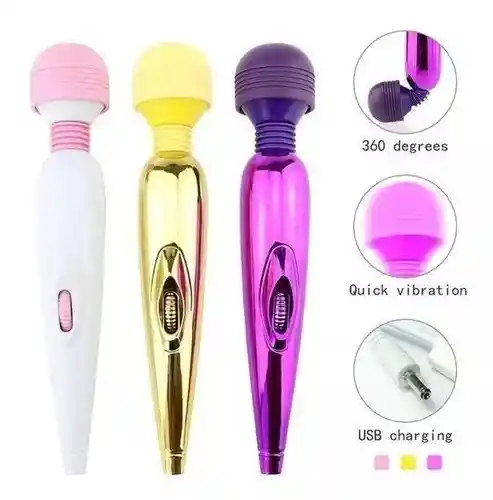 Mini Vibrador Clitoris Recargable Estimulador Consoldor Dorado