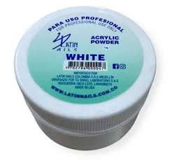Polvo Acrílico White Latin Nails X 14g