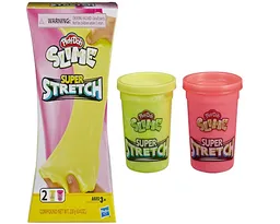 Set De Play Doh Slime Super Stretch X 2 Tarros E9445
