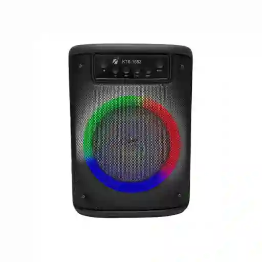 Parlante Cabina 6.5 Recargable Luz Rgb Sound Big / Microfono