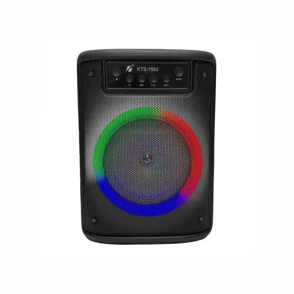 Parlante Cabina 6.5 Recargable Luz Rgb Sound Big / Microfono