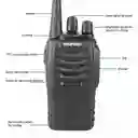 Kit De 2 Radios De Comunicación Walkie Talkie Con Manos Libres Baofeng Bf-888s