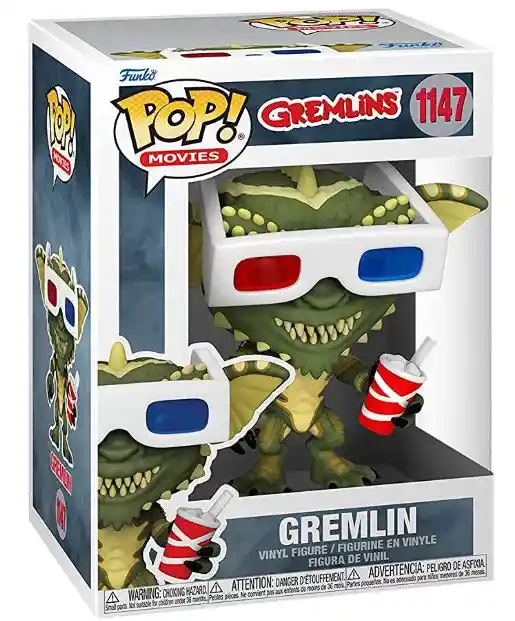 Funko Pop Gremlin Películas - Gremlin Con Gafas 3d