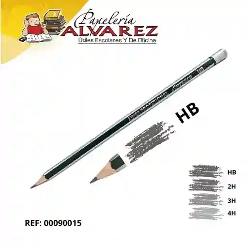 Lapiz Artesco Graduado Profesional Hb
