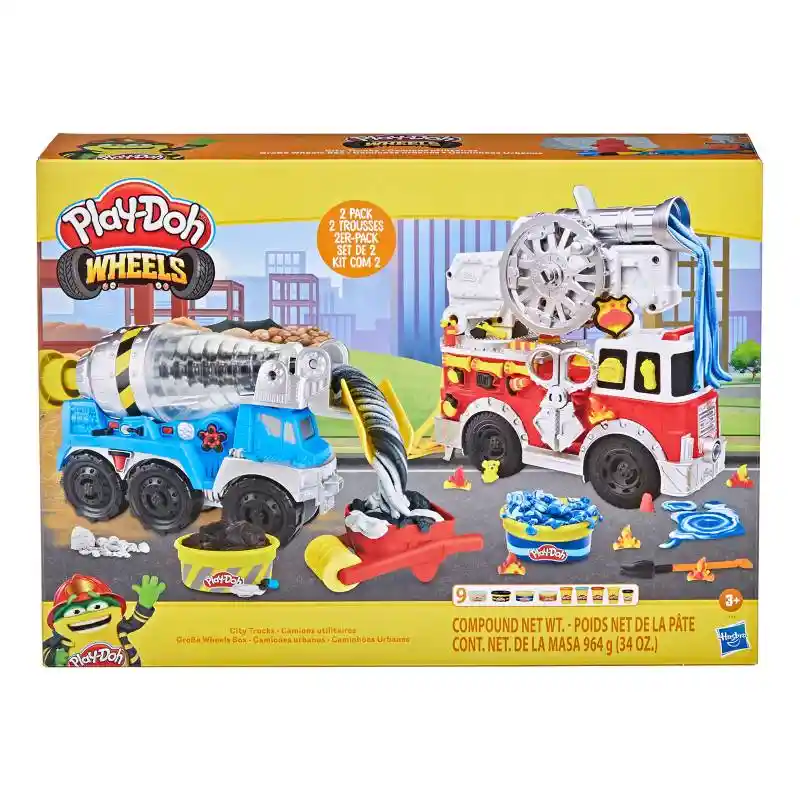   Play Doh  Wheels Camiones Urbanos 