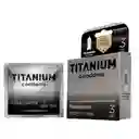 *5 Condones Preservativos Titanium Retardante Caja X 3 Unidades Paga 4 Caja Y Lleva 5