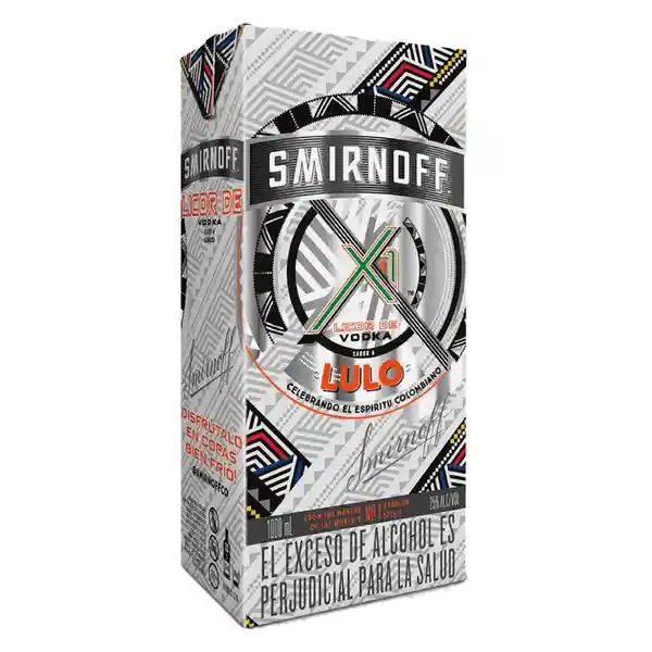 Vodka Smirnoff Lulo Tetra 1000ml