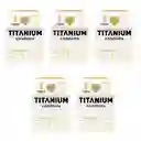 *5 Condones Preservativos Titanium Ultra Delgado Caja X 3 Unidades Paga 4 Caja Y Lleva 5