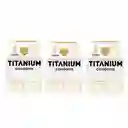 *3 Condones Preservativos Titanium Ultra Delgado Cajas X 3 Unidades