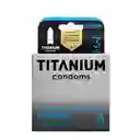 *3 Condones Preservativos Titanium Lubricado Cajas X 3 Unidades