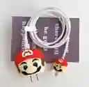 Kit Protector Cargador Y Cable Mario Bros
