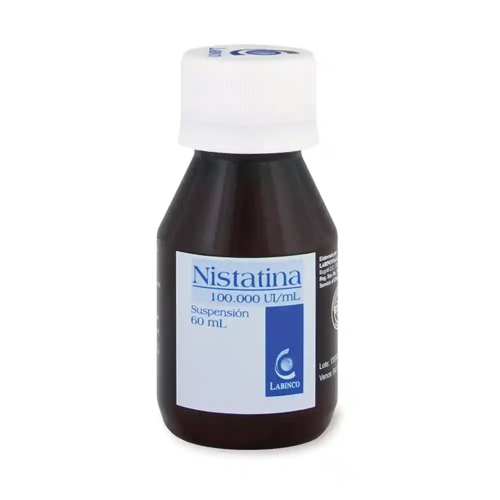 Nistatina 100.000 Ui/ml Frasco X 60 Ml