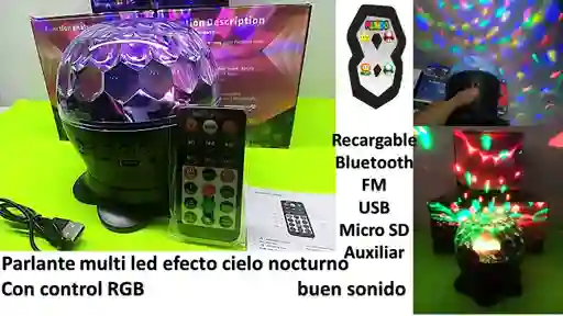 Parlante Bluetooth Cielo Nocturno