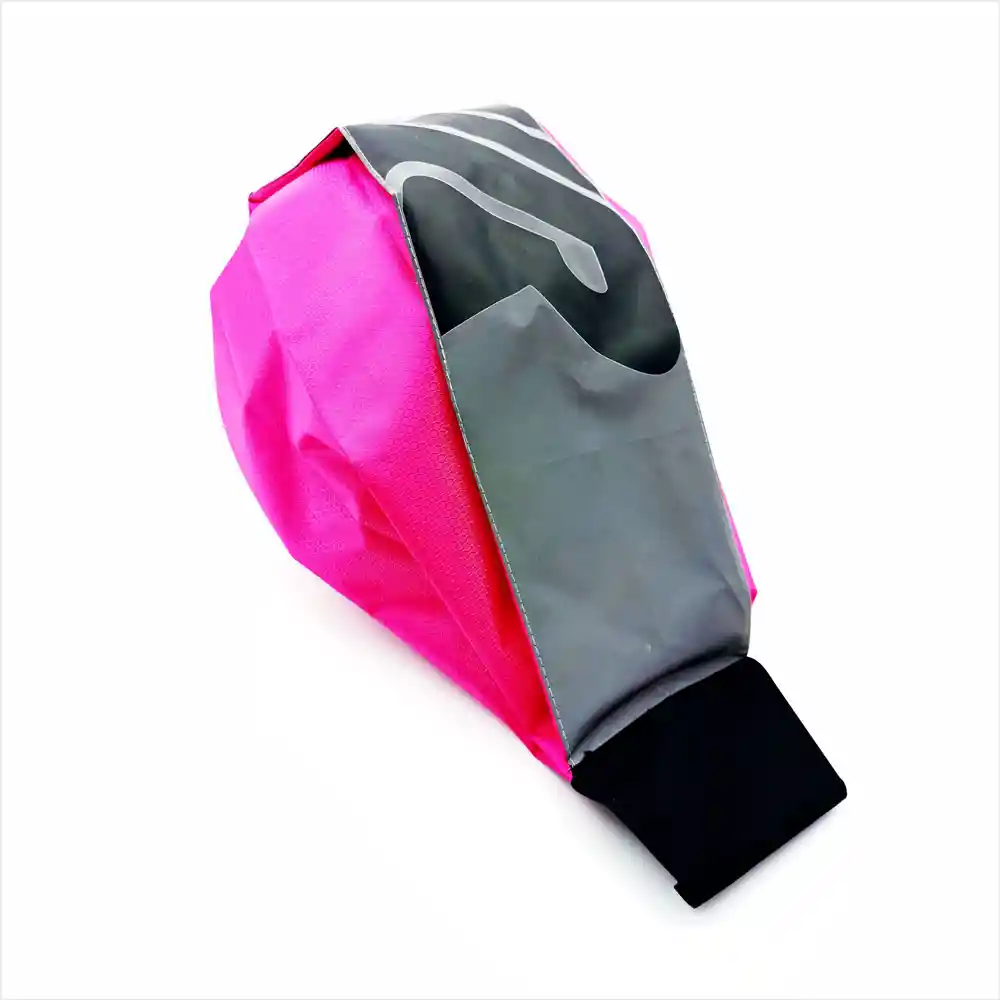 Fucsia Tula Porta Casco Forro Colmena Reflectiva Impermeable