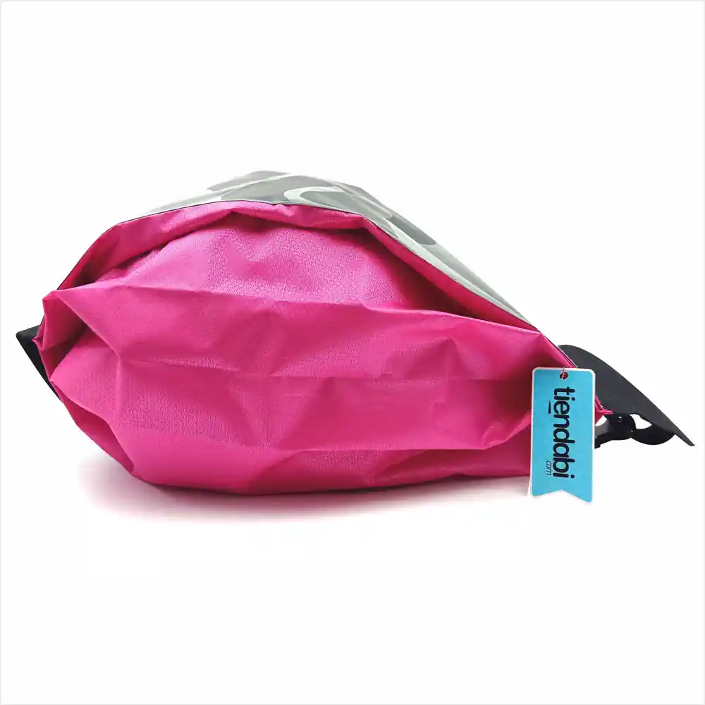 Fucsia Tula Porta Casco Forro Colmena Reflectiva Impermeable