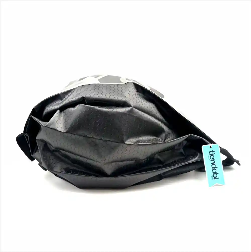 Tula Porta Casco Forro Colmena Reflectiva Impermeable Negro