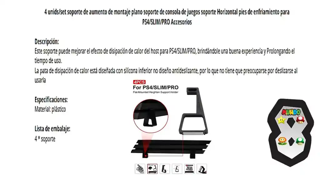 Bases Anticalentamiento Play 4