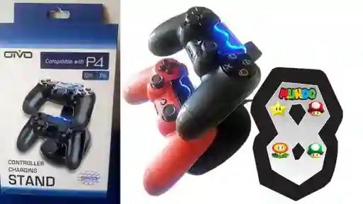Base Carga Controles Play 4