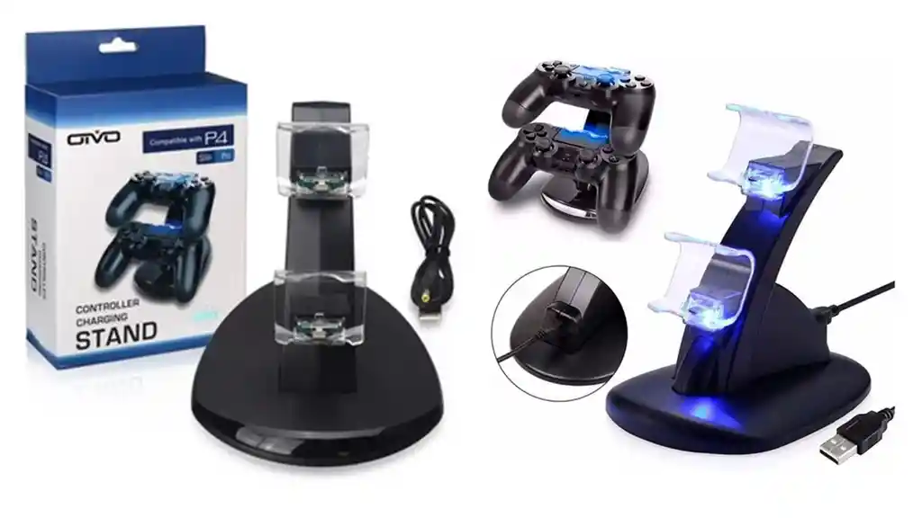 Base Carga Controles Play 4