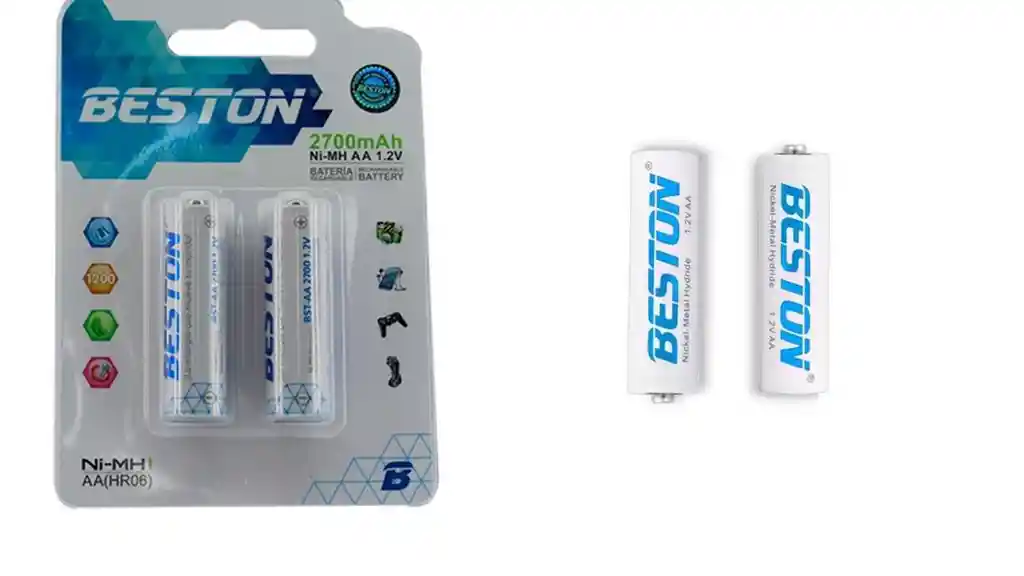Baterias Recargables Aa X 2 De 2700ma