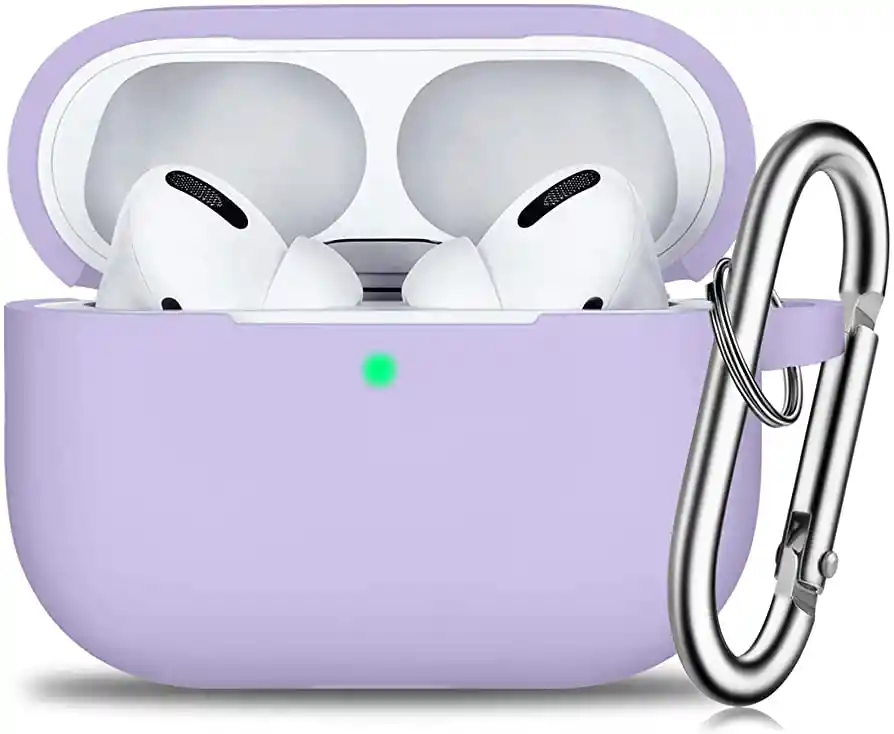 Funda De Silicona De Airpods Pro, Lila