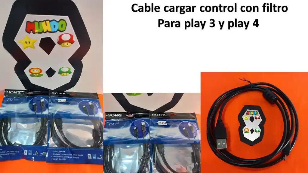 Cable Cargar Control Play 3 Play 4