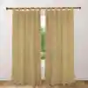 Cortinas Pasador Sin Botón Dobby Kit2 140 X 220 Cms, Vainilla.
