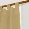 Cortinas Pasador Sin Botón Dobby Kit2 140 X 220 Cms, Vainilla.