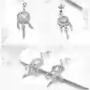 Aretes Pendientes Para Mujer Árbol De La Vida Fabricados En Plata 925