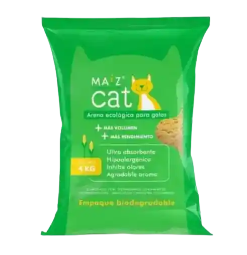 Arena De Maiz Para Gatos Maiz Cat 10 Kg