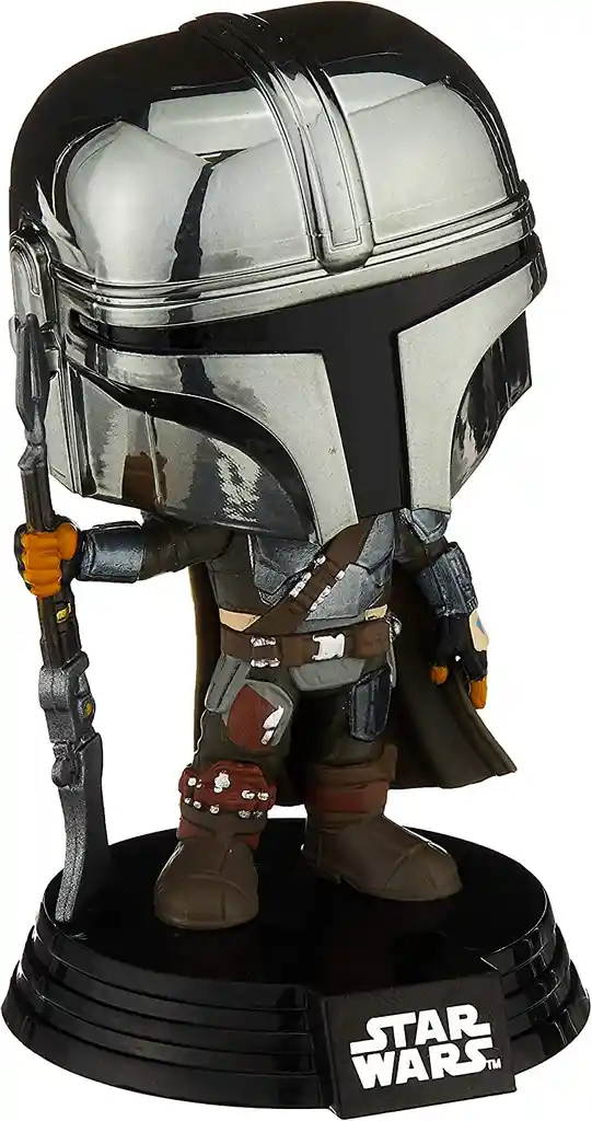 Funko Pop Star Wars Mandalorian Casco Cromado Original (345)