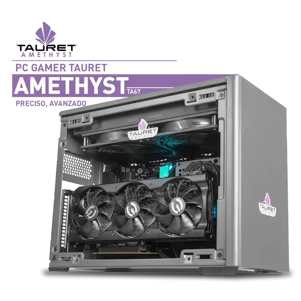 Pc Gamer Tauret Amethyst Ta67 Amd Ryzen 5 5600x Rtx 3080 Ti 12gb Ram 16gb M.2 500gb