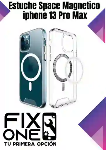 Estuche Magnetico Iphone 13 Pro Max Transparente Magsafe