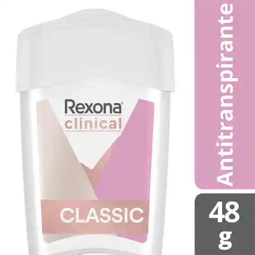 Rexona Clinical Antitranspirante en Crema Classic 
