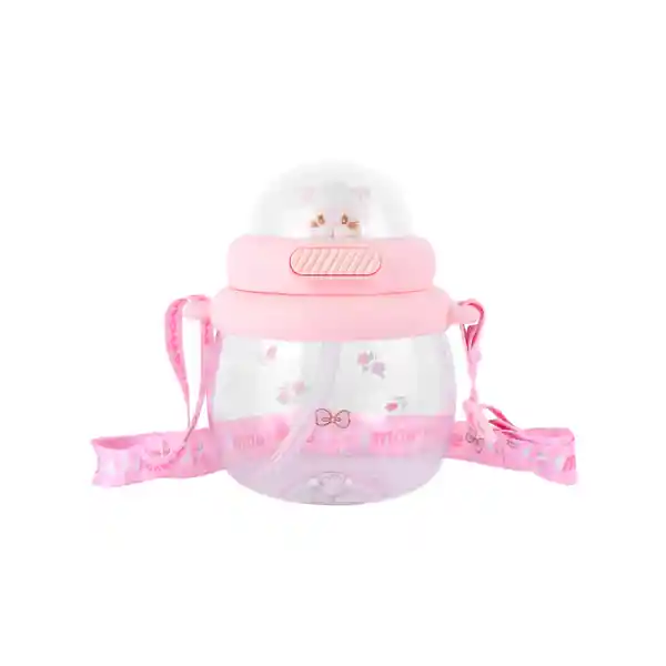 Botella de Con Correa Serie Mikko Mousse 800 mL Miniso