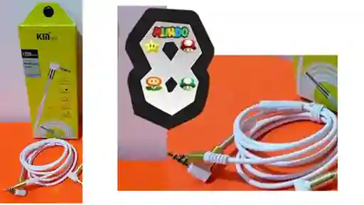 Cable Auxiliar Plug Con Microfono