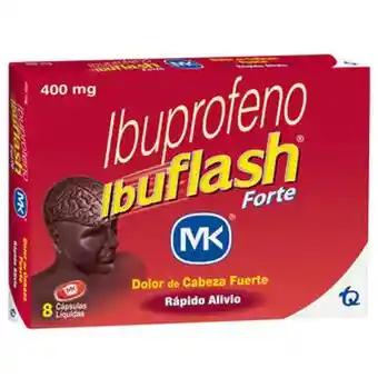 Ibuflash Forte | Ibuprofeno | 400 Mg | Capsula Blanda | Oral| Sobre X 2 | Tecnoquimicas