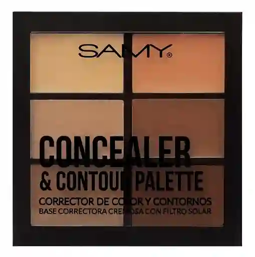 Samy Paleta De Correctores De Color Contornos Medium/dark