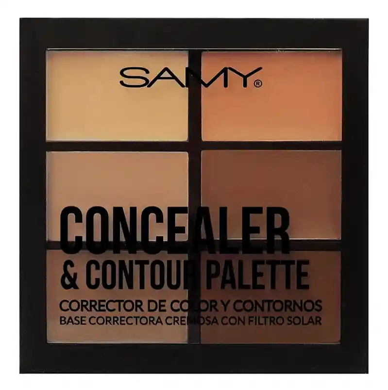 Samy Paleta De Correctores De Color Contornos Medium/dark