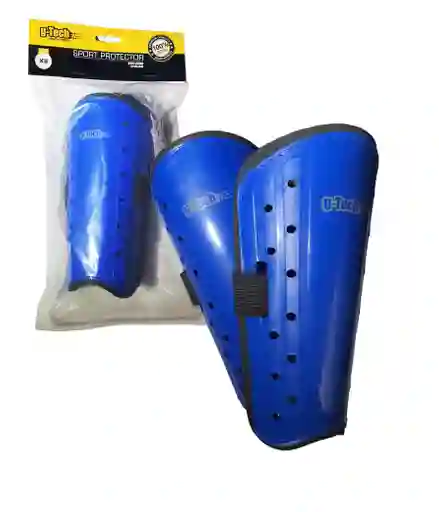 Canilleras Espinilleras De Fútbol Para Adulto Niño Gtz Banda Talla S - Azul/negro