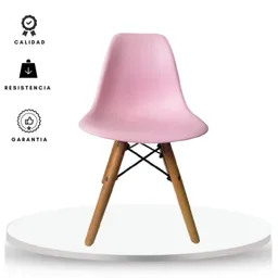 Silla Infantil Eames Rosado