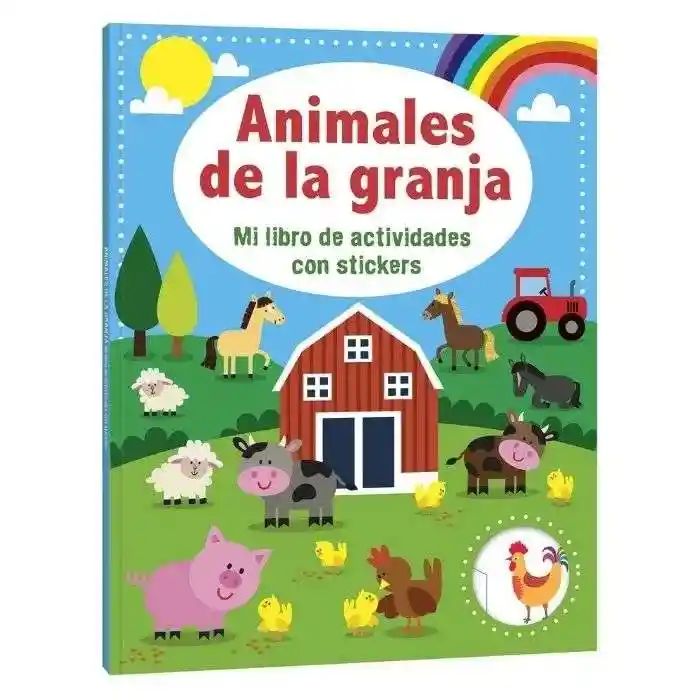 Libros De Actividades Con Stickers Animales De La Granja