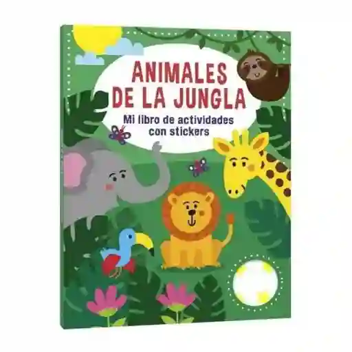 Libros De Actividades Con Stickers Animales De La Jungla