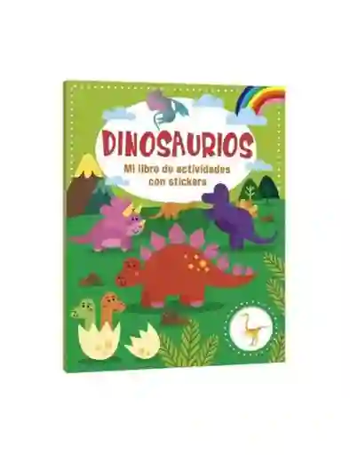 Libros De Actividades Con Stickers Dinosaurios