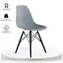 Silla Eames Gris Patas Negro