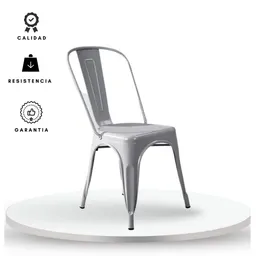 Silla Turca Gris Plata