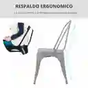 Silla Turca Gris Plata