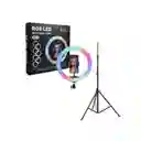 Aro Luz Rgb Led Mj26 Celular 26cm Selfie Tiktok Soporte 160cm Video